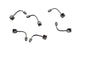 Titanium Single Pin Nose Pad Arms x 3prs