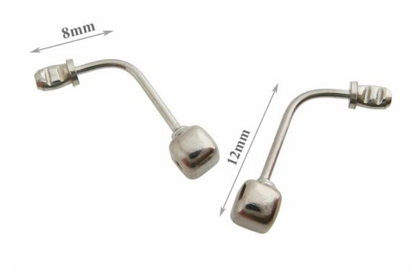 Titanium Single Pin Nose Pad Arms x 3prs